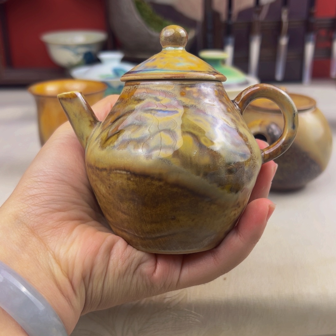 杯子纯手工柴烧主人杯