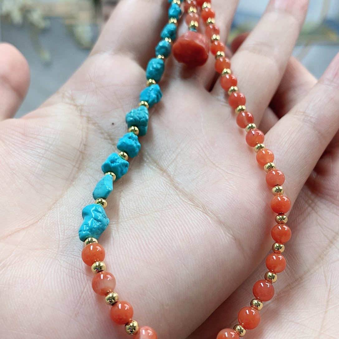 未镶嵌绿松石珠宝奇石