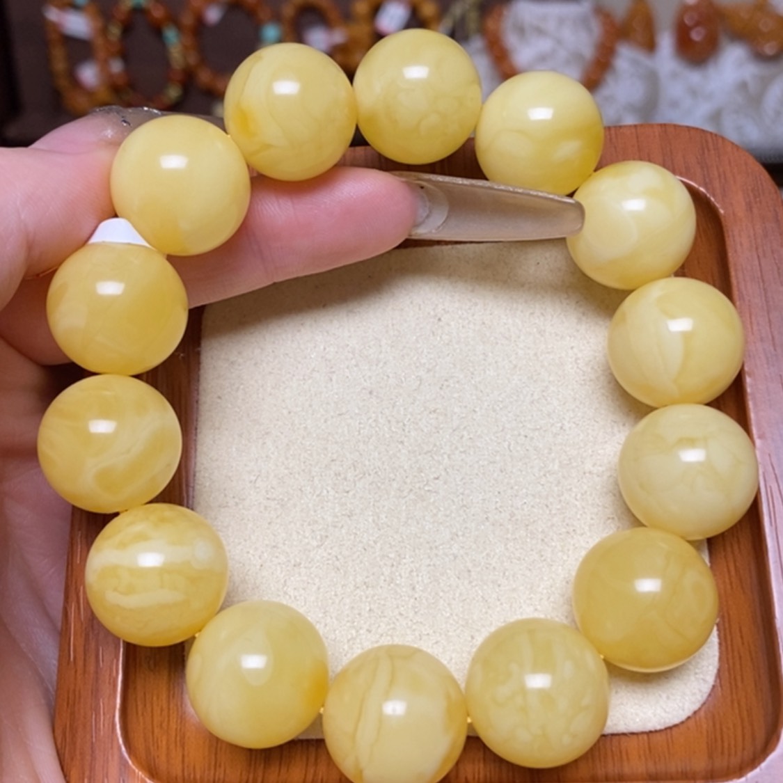 【闪购商品】手链蜜蜡未镶嵌手串