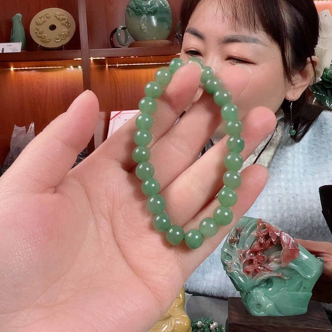 密玉（石英质玉）手串未镶嵌