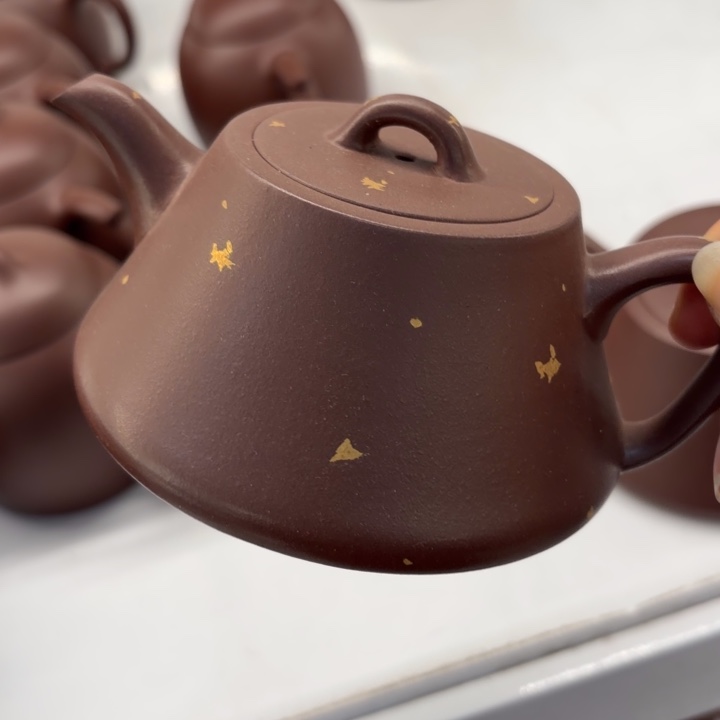 茶壶紫砂宜兴原矿老紫泥200