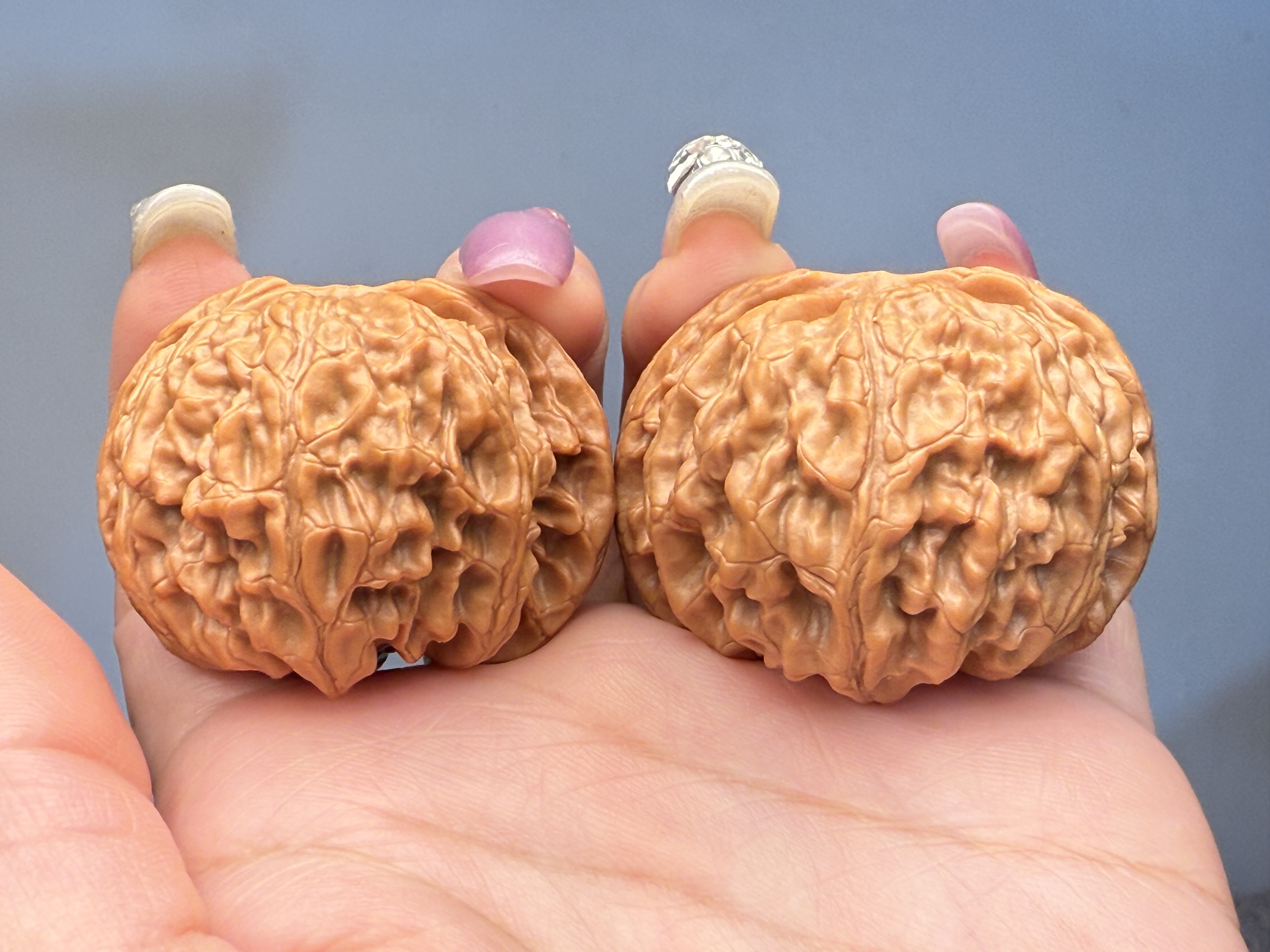 文玩核桃苹果园全品无修狮子头白茬