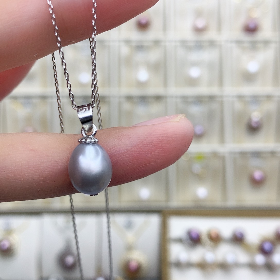 淡水珍珠吊坠(不含链)合金