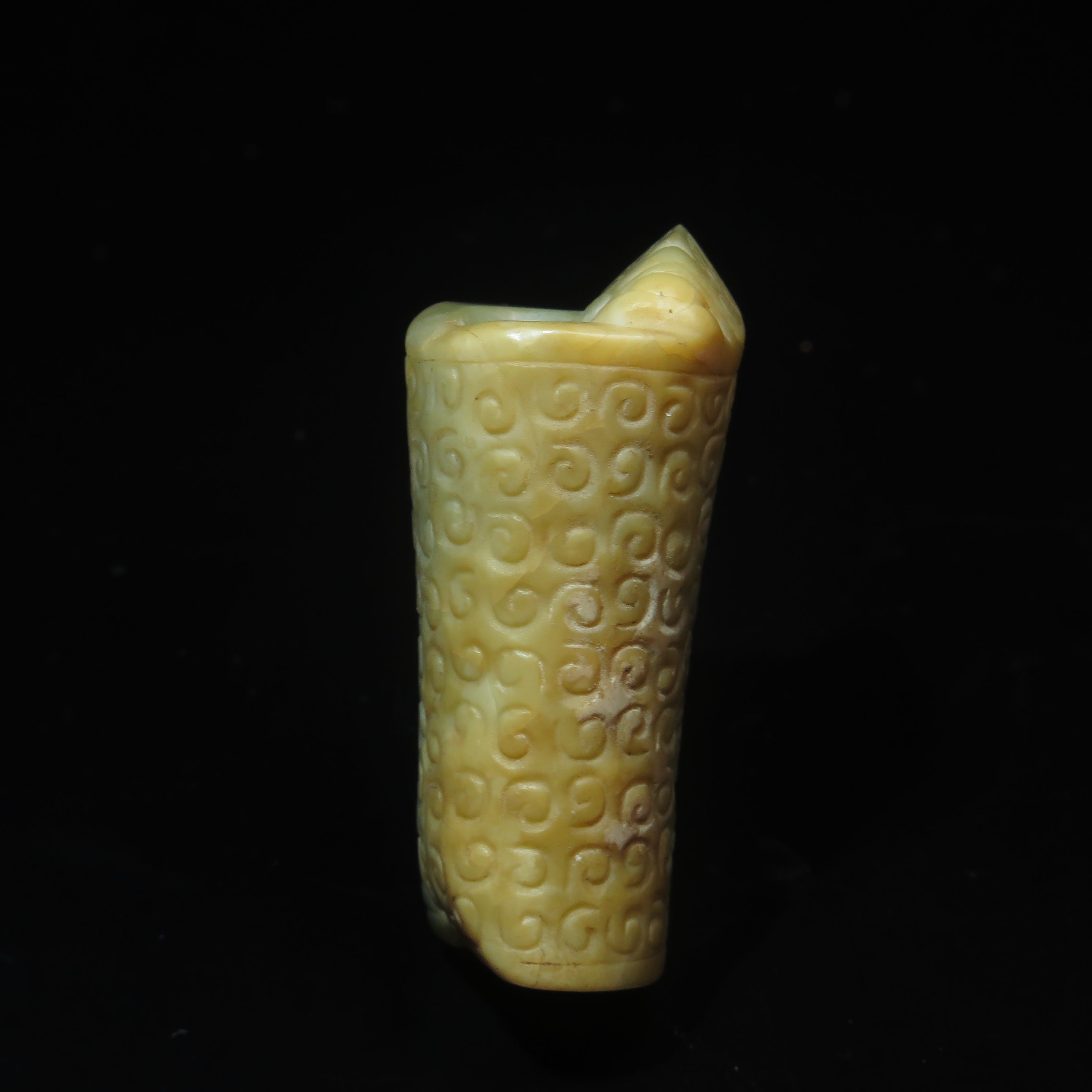 明代谷纹玉勒/MZ306836/和田玉/民族文物