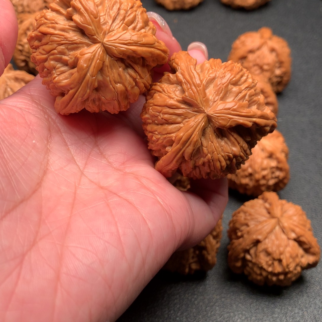 禹***廷手串/手链核桃白狮子三棱