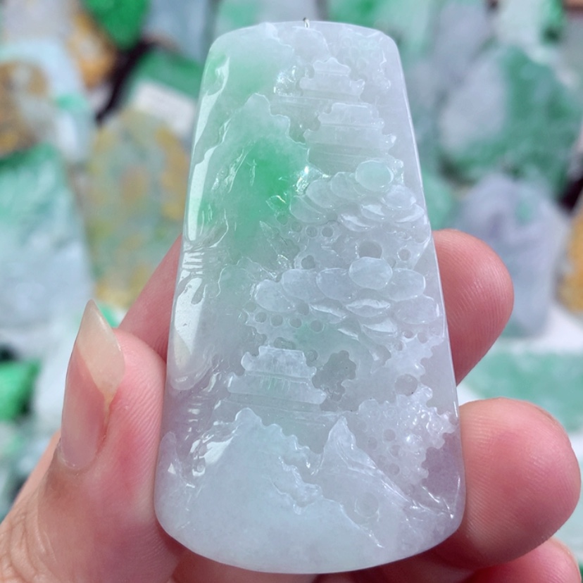 【闪购商品】翡翠未镶嵌吊坠(不含链)阿*