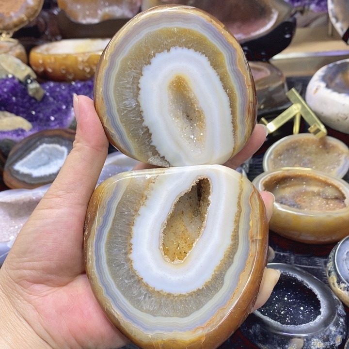 未镶嵌珠宝半成品水晶特价盆
