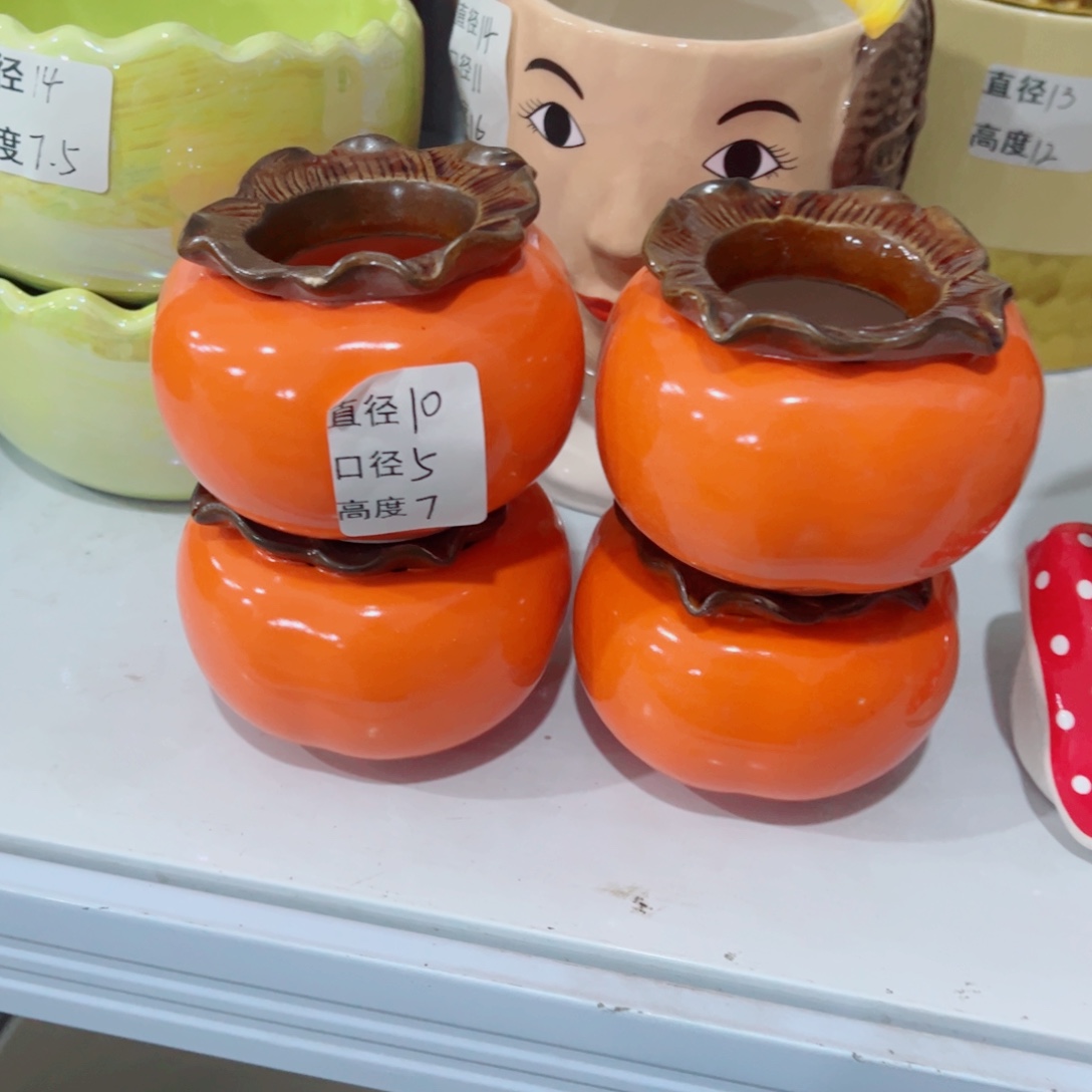 有孔，陶瓷花盆满10米包邮发货