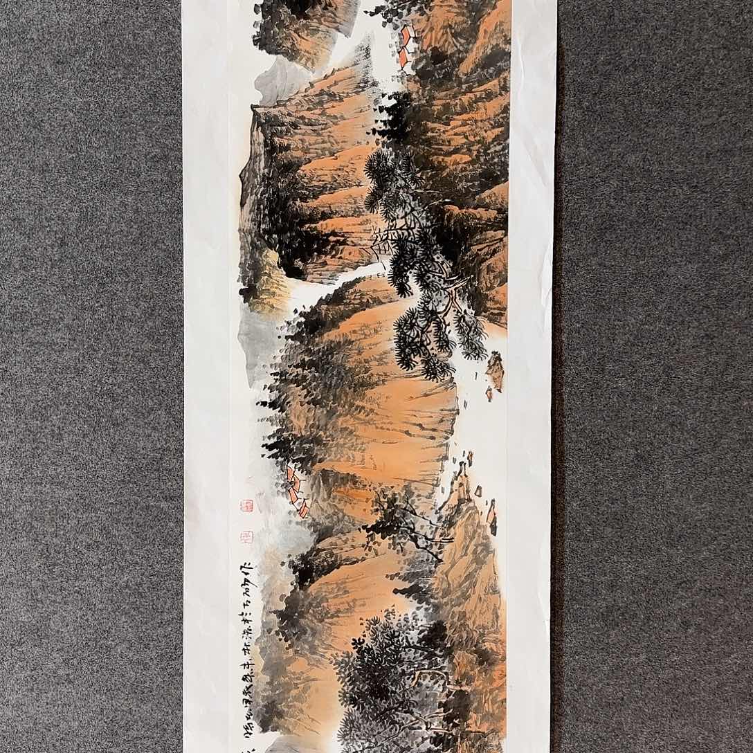 国画杜浩老师手绘作品