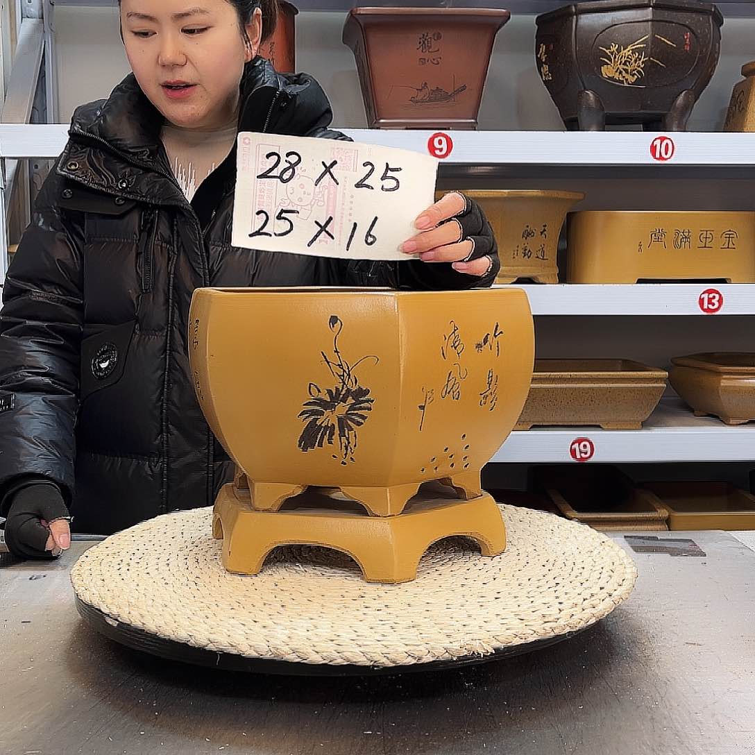 紫砂花盆紫砂花盆