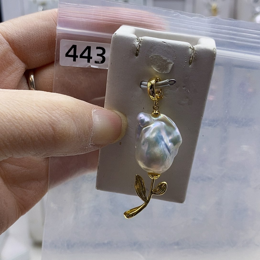 颈饰合金淡水珍珠