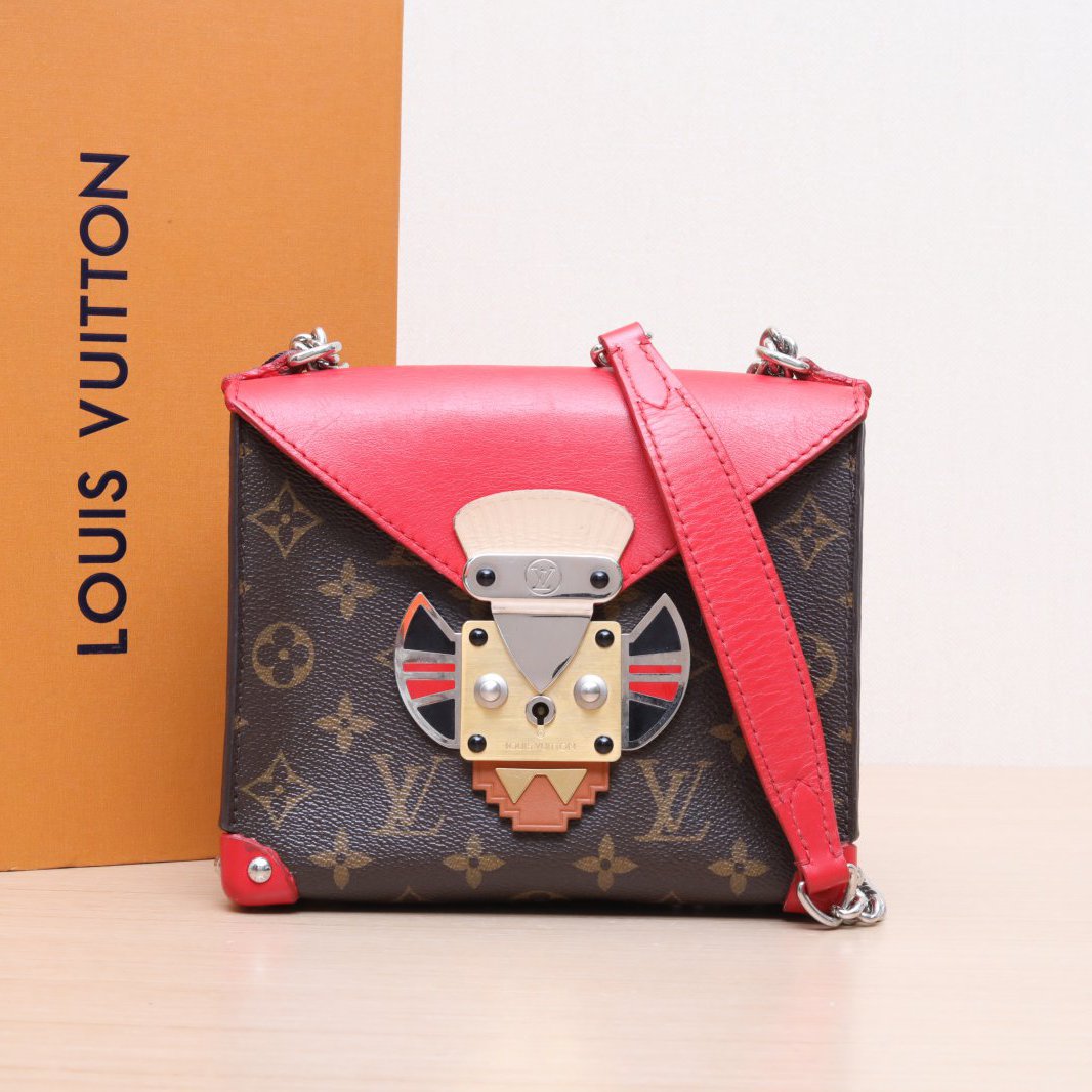 95新 LouisVuitton/路易威登 小怪兽 面具包 链条包 P254109225