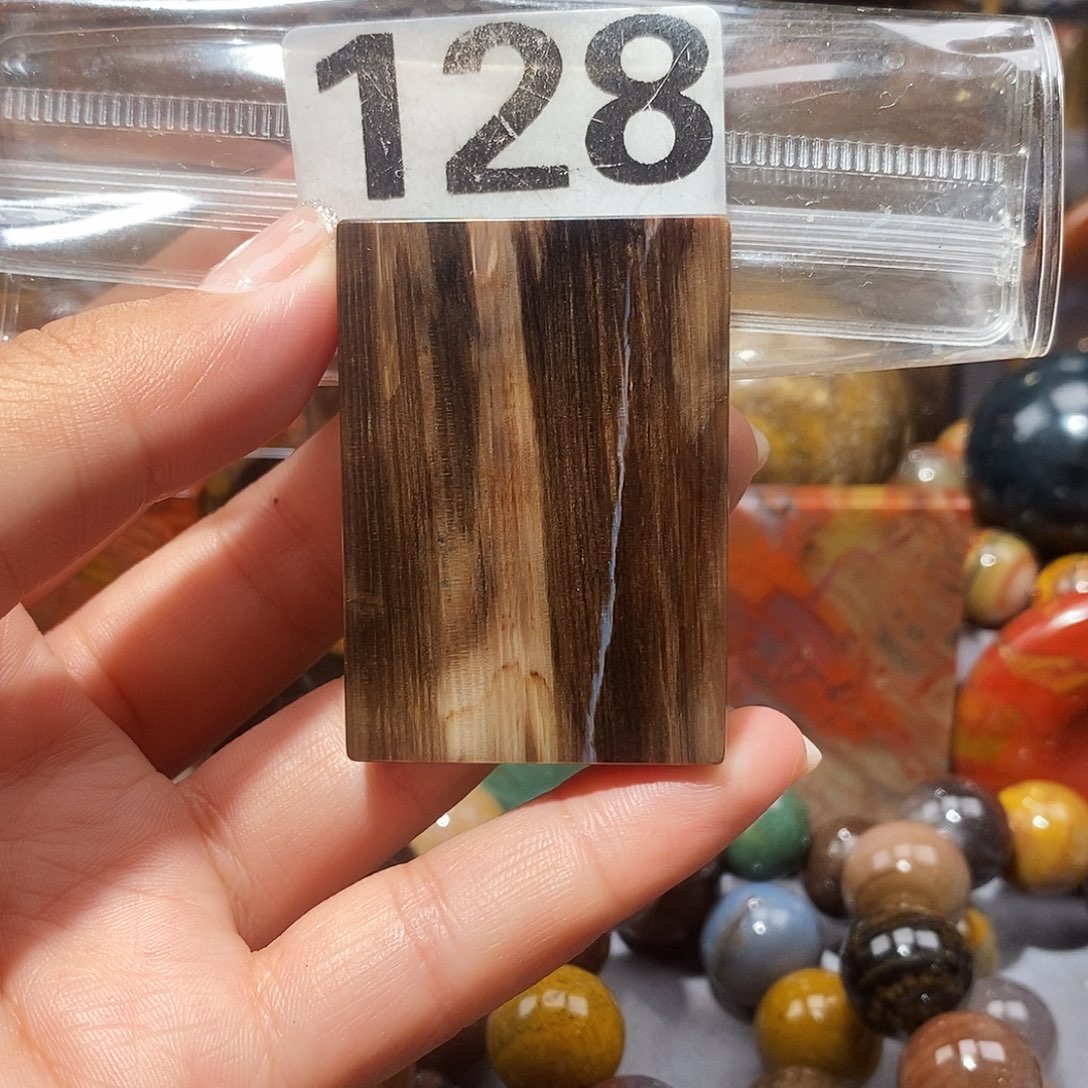 硅化玉天然北票硅化玉吊坠未镶嵌