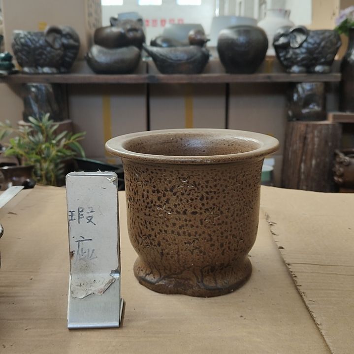 紫砂花盆瑕疵大355555555555