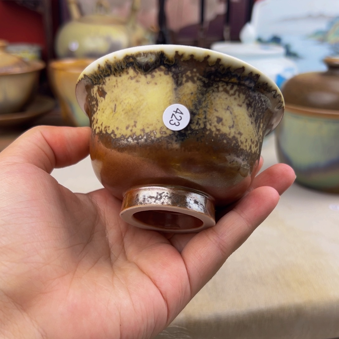 杯纯手工柴烧主人杯