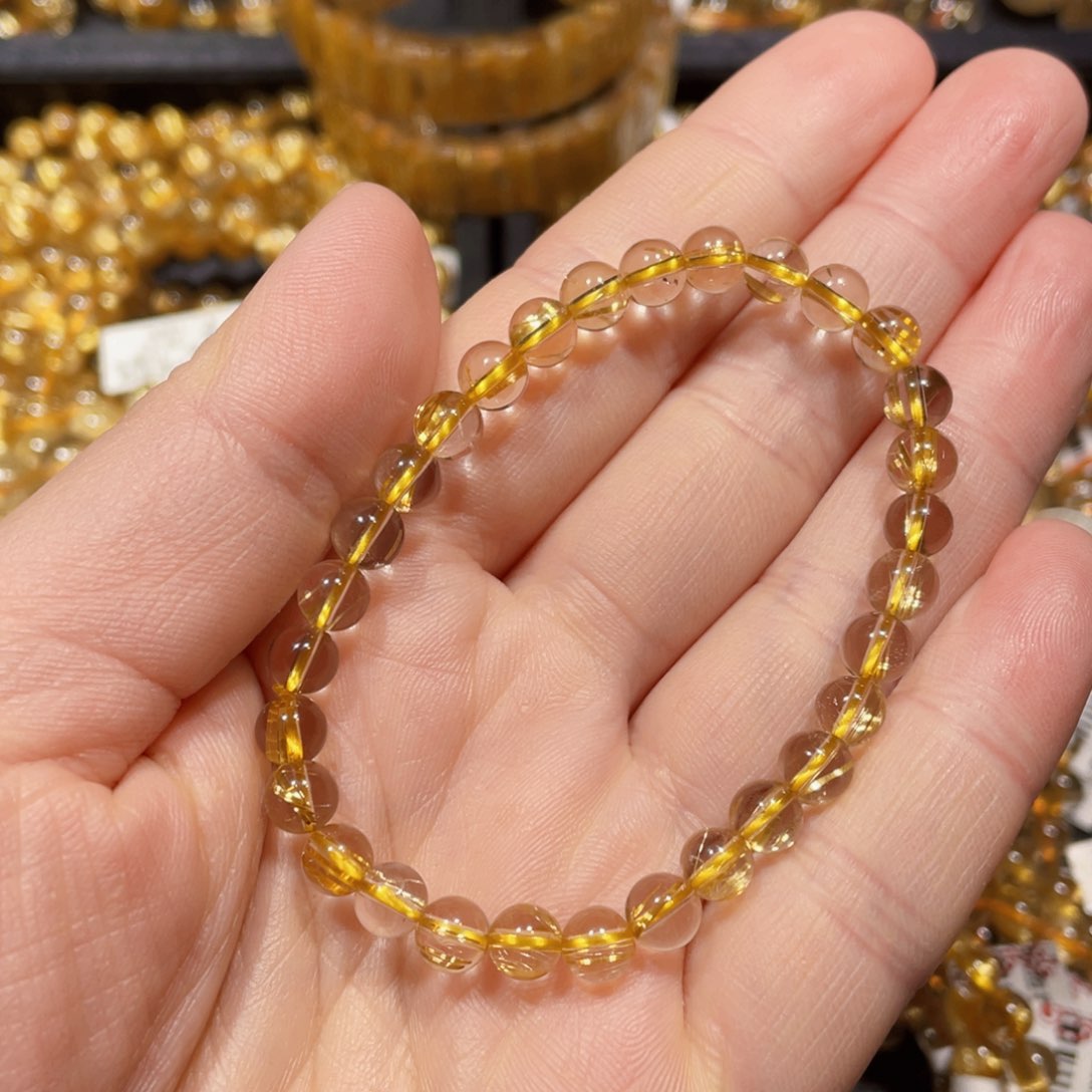 水晶手链未镶嵌天然水晶手链