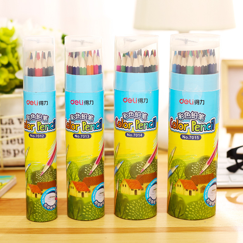彩色铅笔18色7013六角彩色铅笔儿童绘画铅笔儿童学生绘画涂鸦彩铅