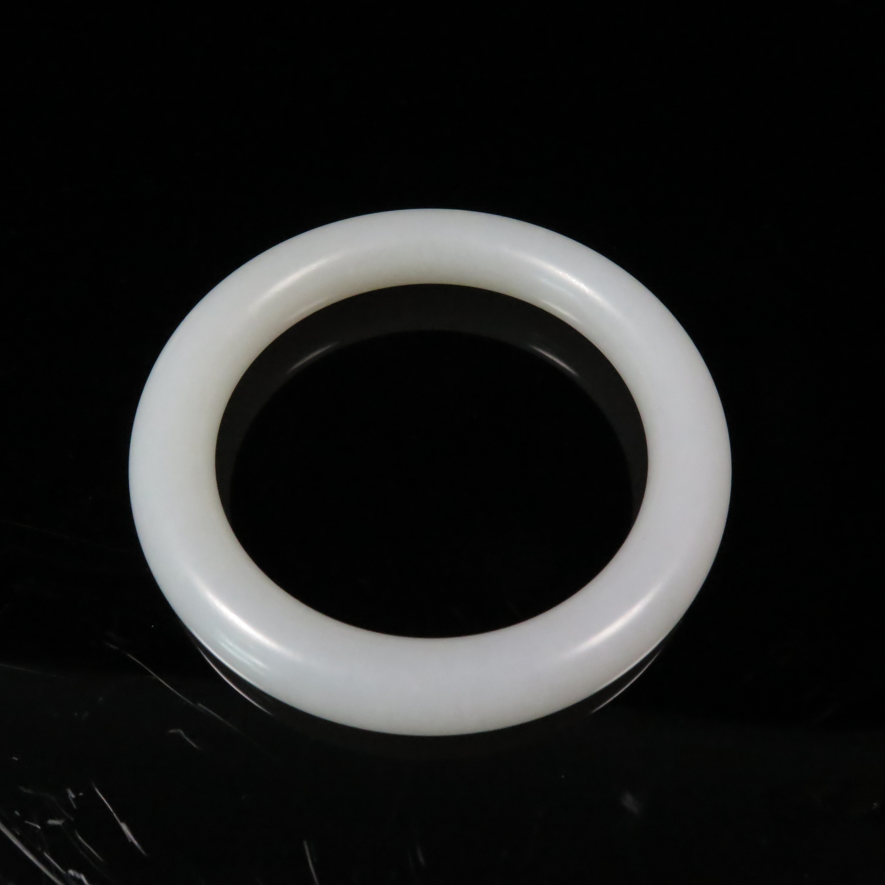 晚清白玉手镯/HY584281/和田玉/槐荫山房