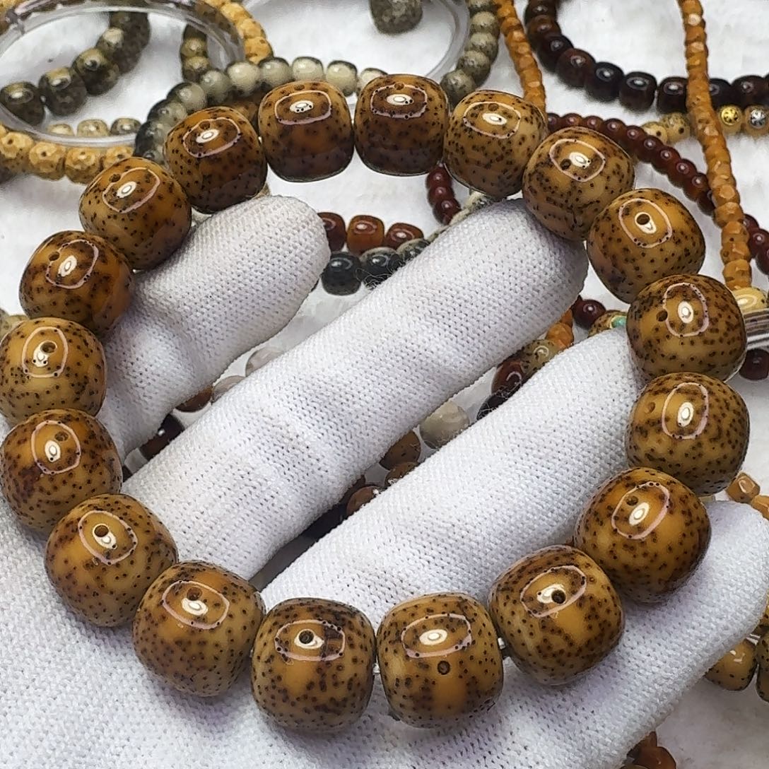 吊坠星月菩提14古铜细星