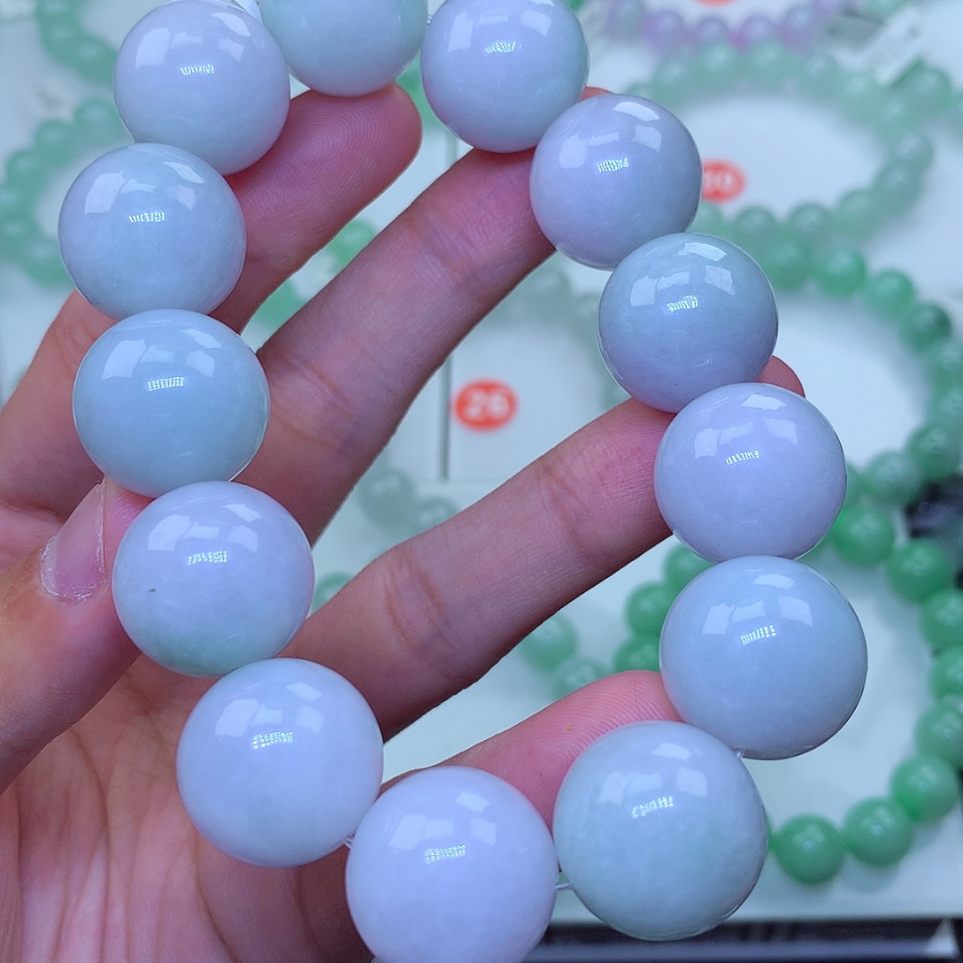 翡翠未镶嵌毛衣链