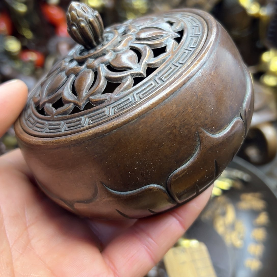 铜摆件欢迎欢迎你