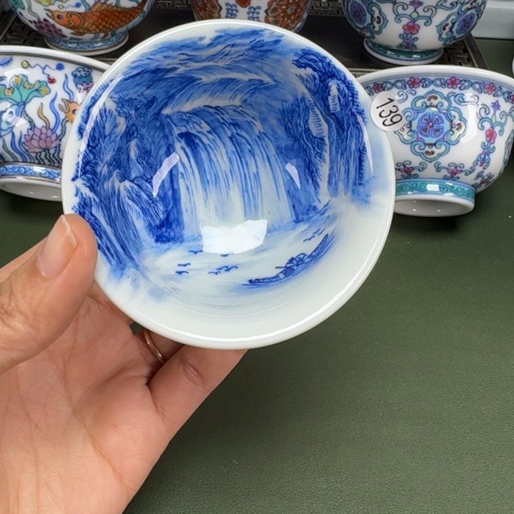 沙沙手工手绘茶具139