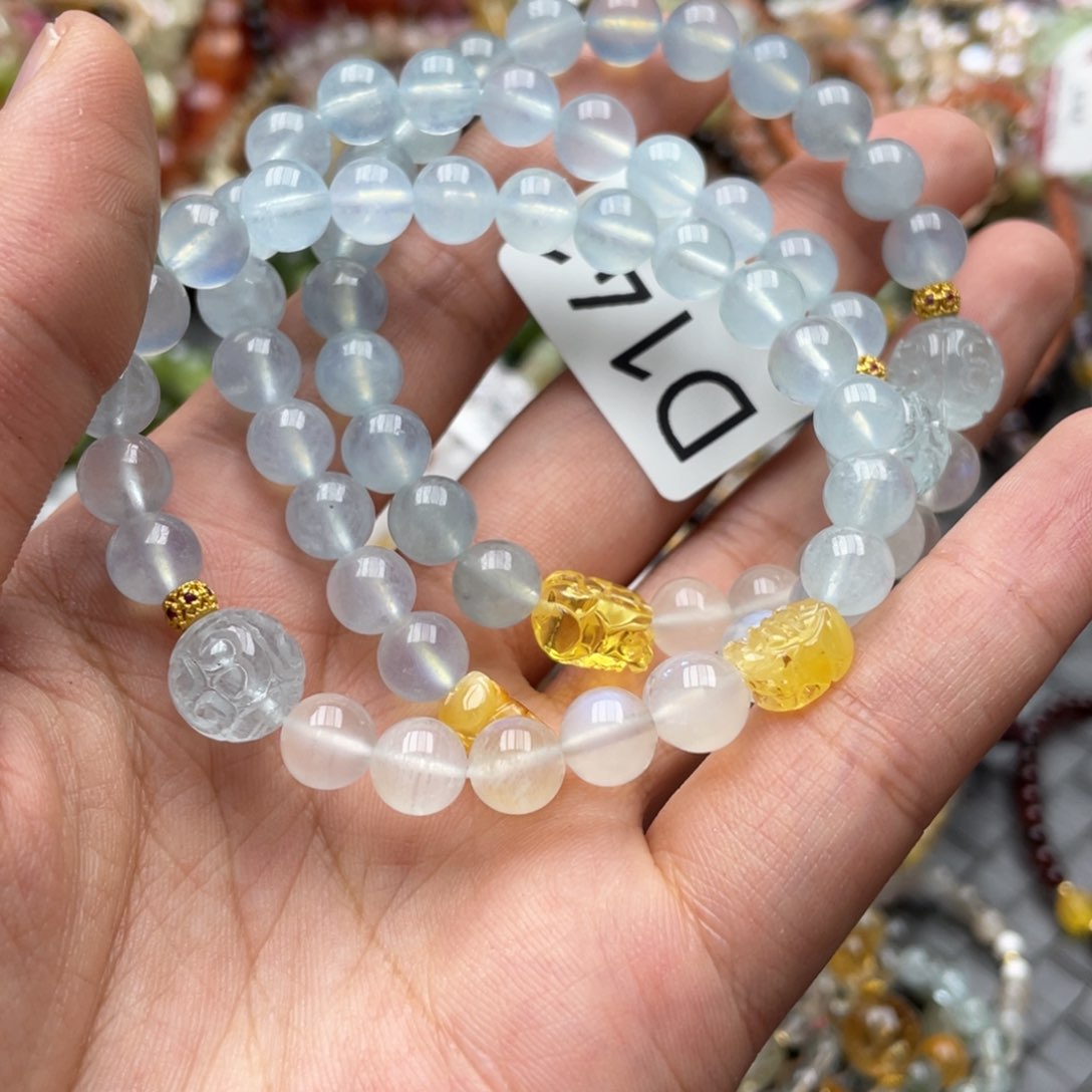 水晶手链未镶嵌多样性