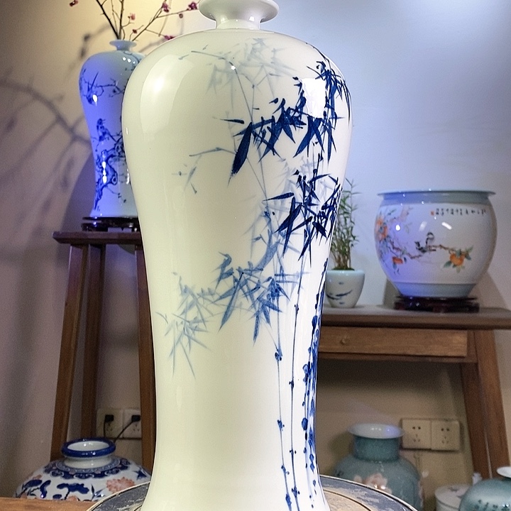 【闪购商品】景德镇陶瓷家用摆件和**尘