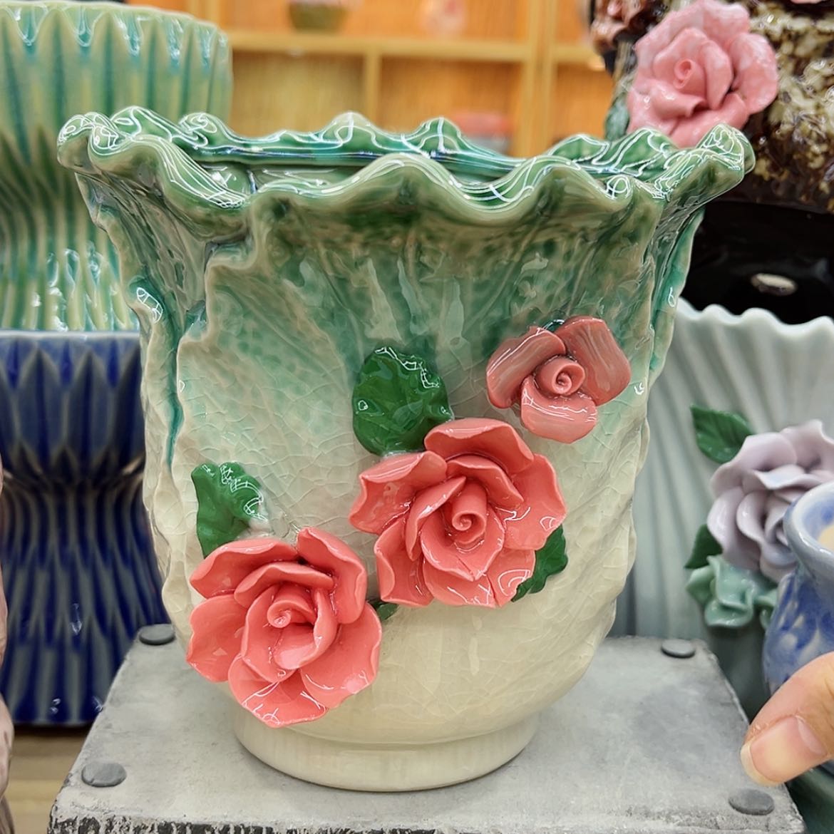 【闪购商品】陶瓷花盆