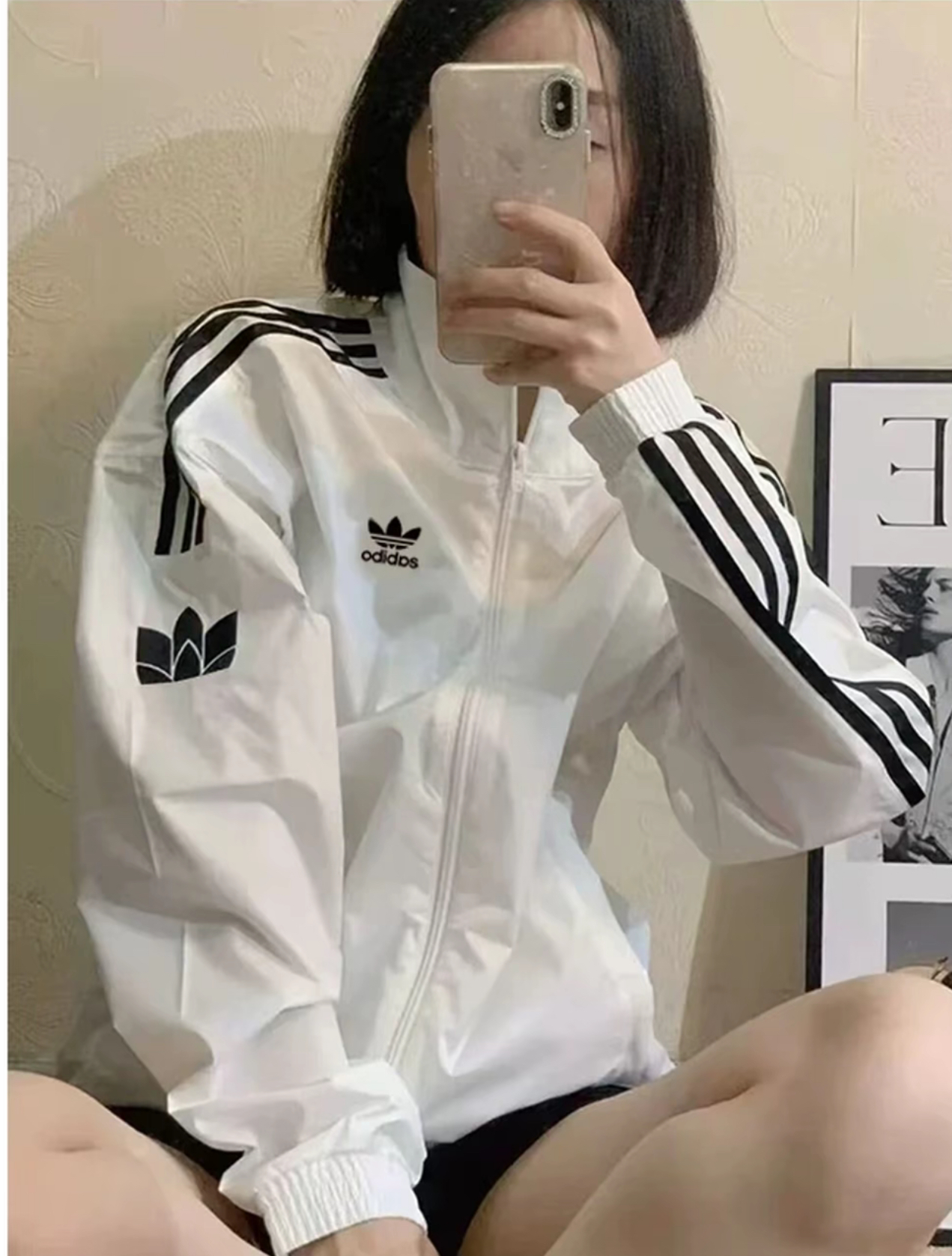 【达人专拍】刺绣款男女情侣款莲花款立领夹克外套--链接