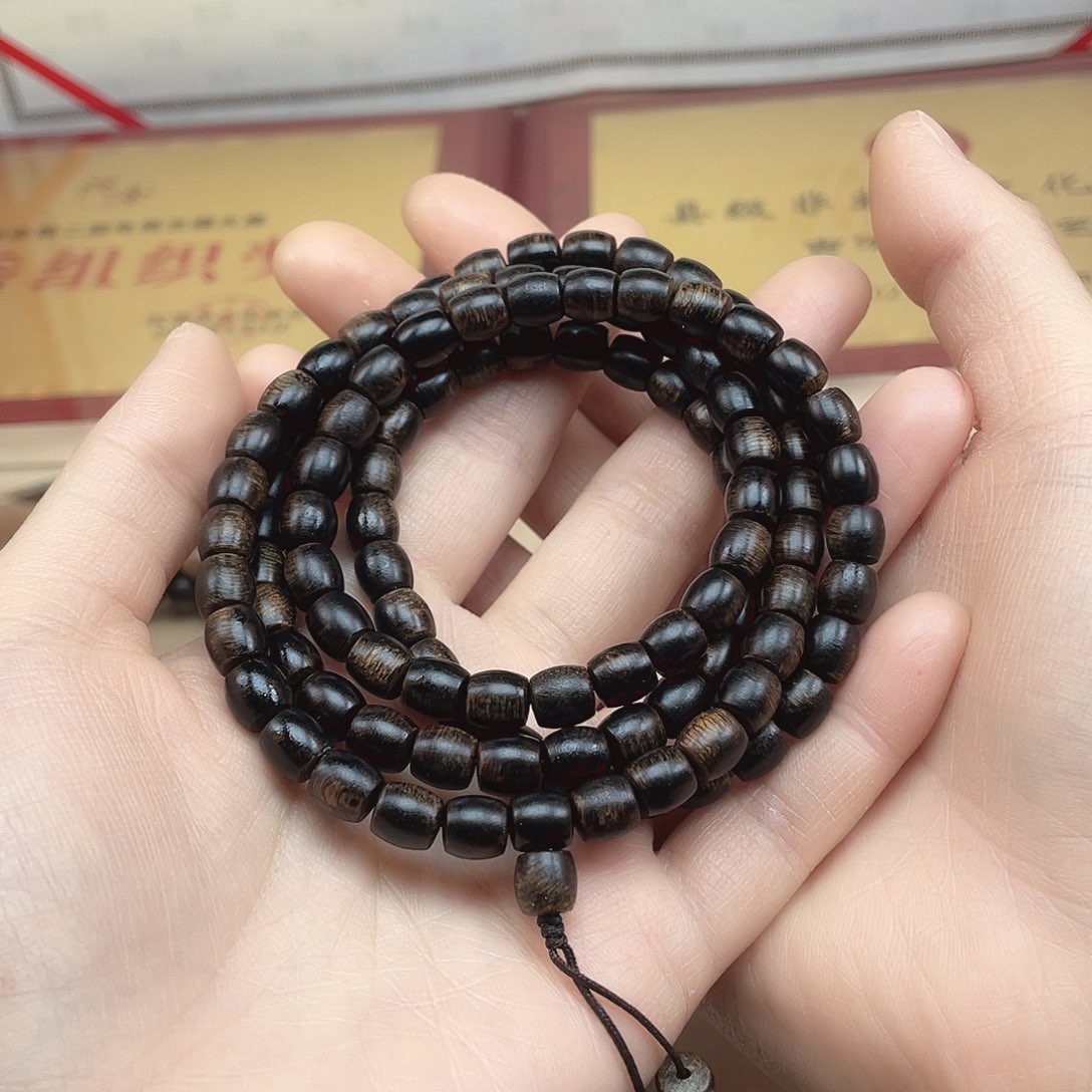 沉香手串越南芽庄帝王紫玉化瘤疤s级