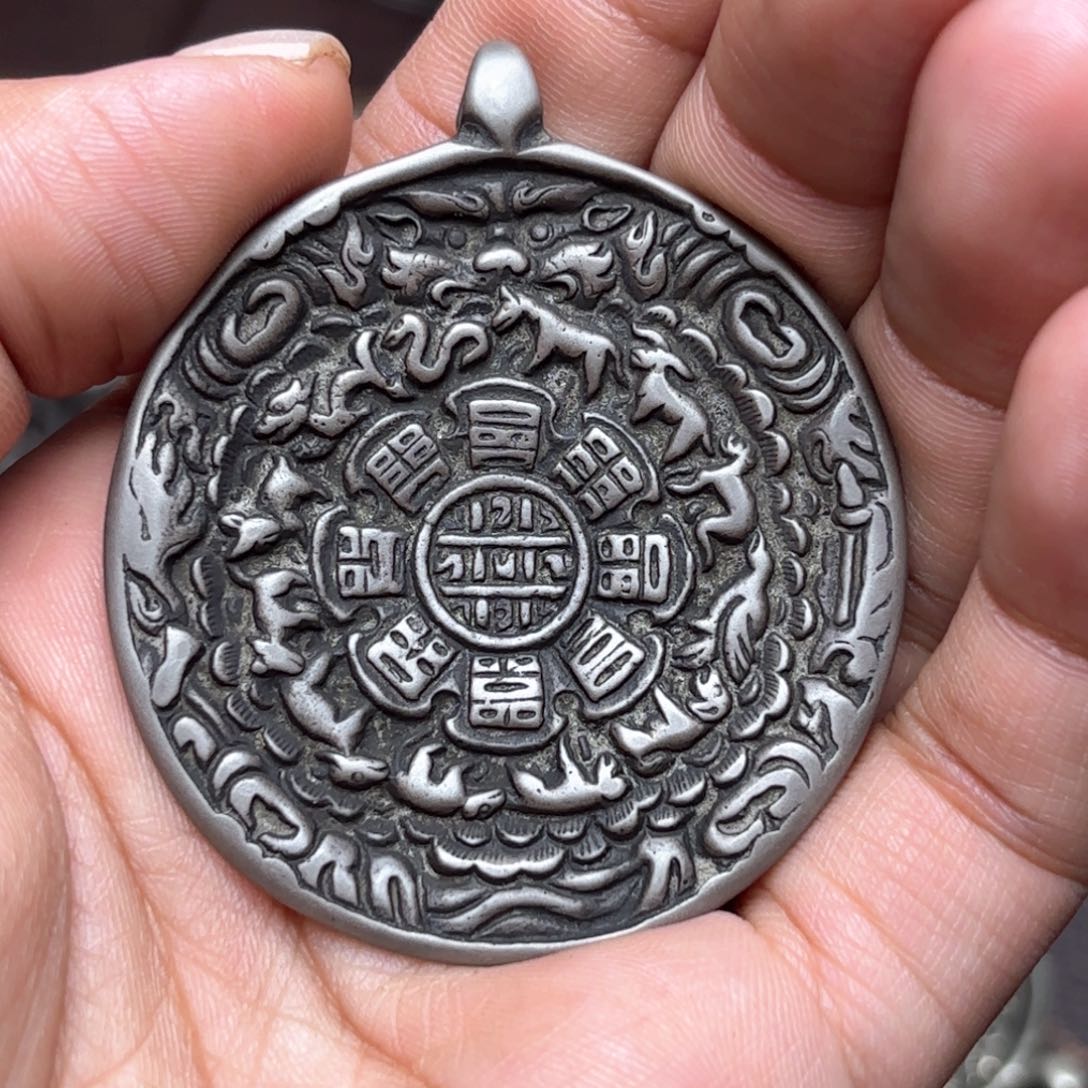 简**好铜星月菩提吊坠项链