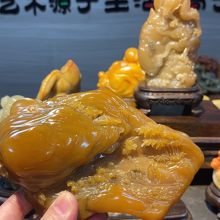 聚***轩寿山石寿山石艺术作品