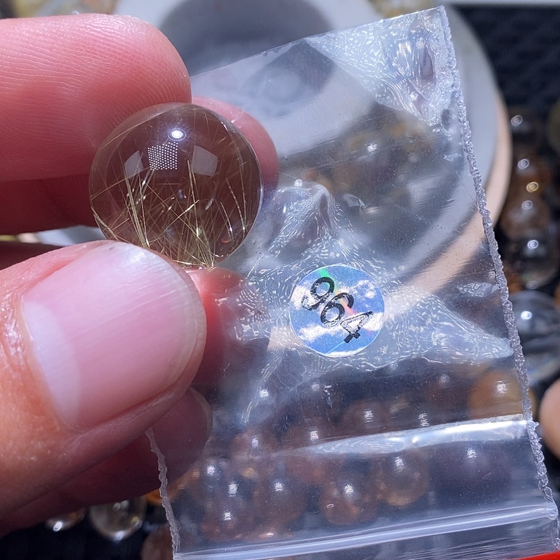 临****手链未镶嵌发晶天然水晶手串