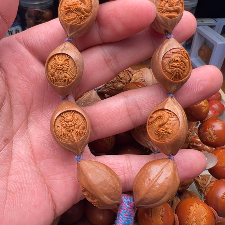 橄榄核手串/手链1.8铁核九龙