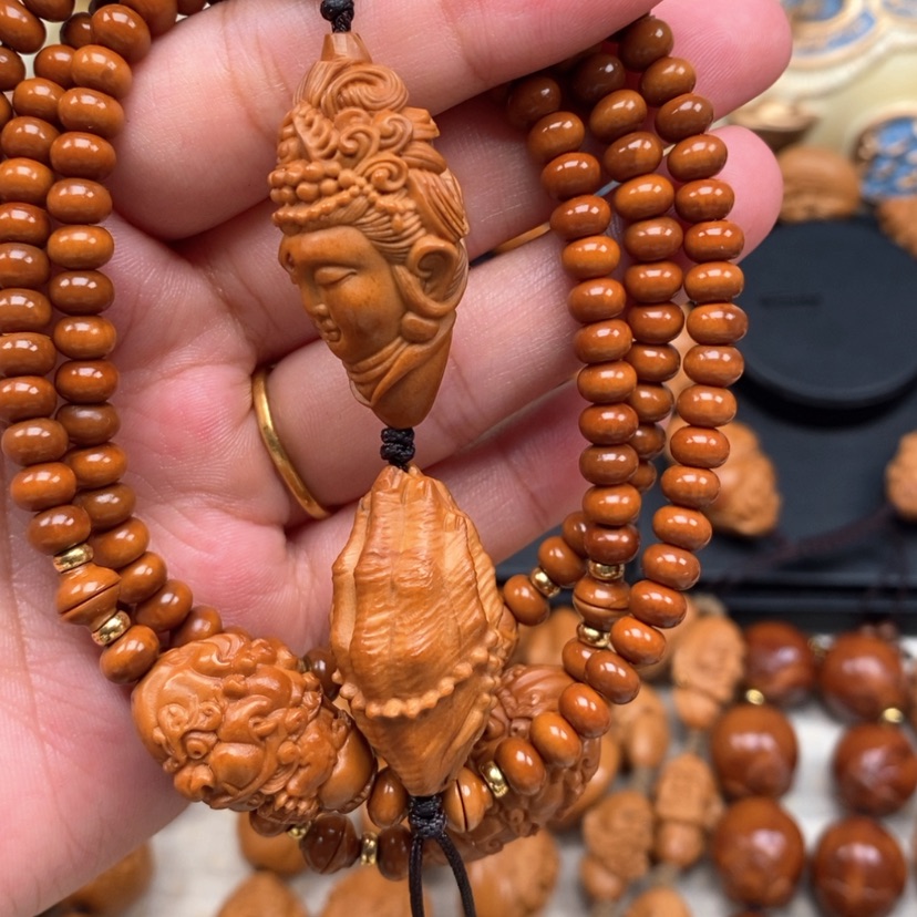 【闪购商品】橄榄核吊坠橄榄手工雕刻工艺