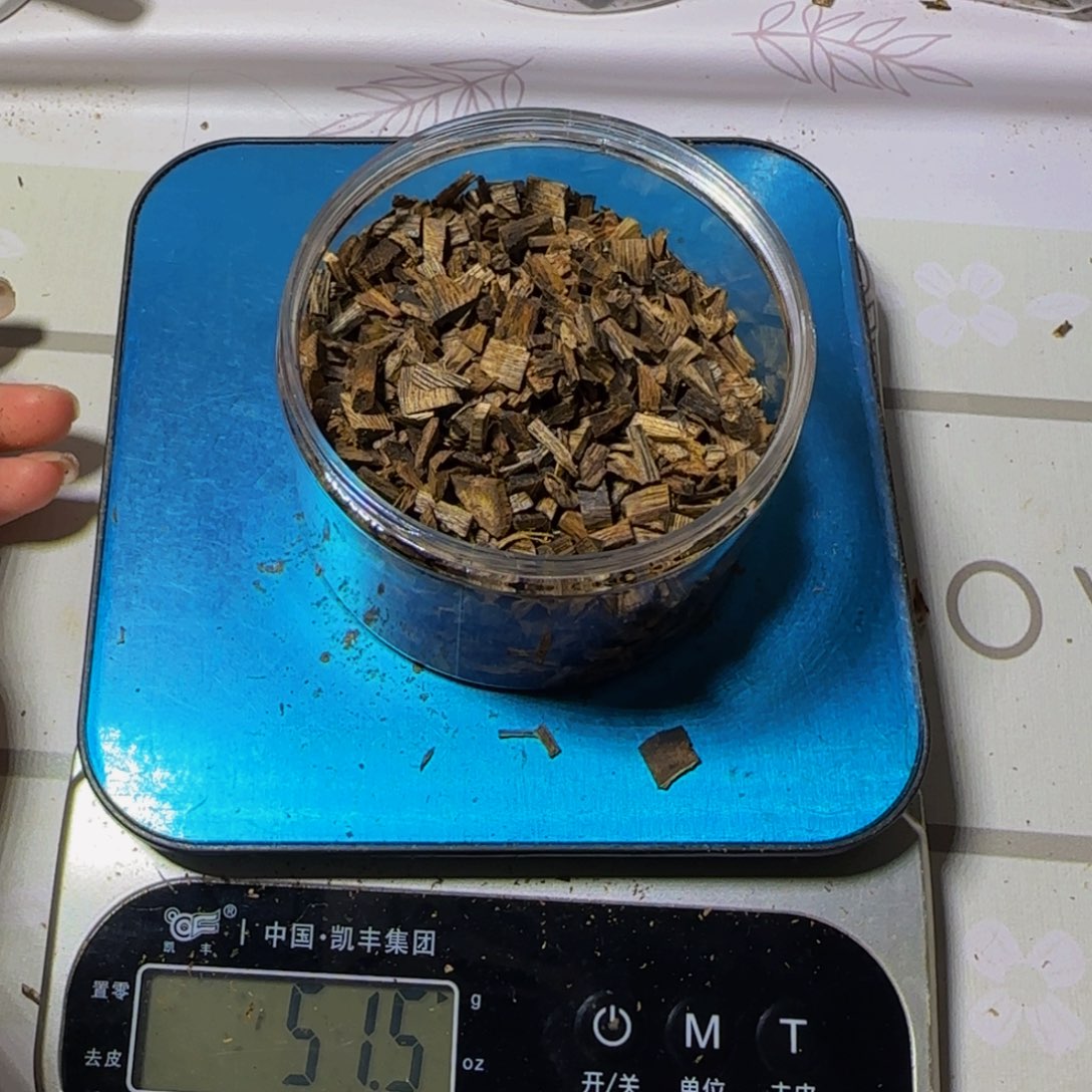 大***庆沉香碎屑沉香张勺子51克