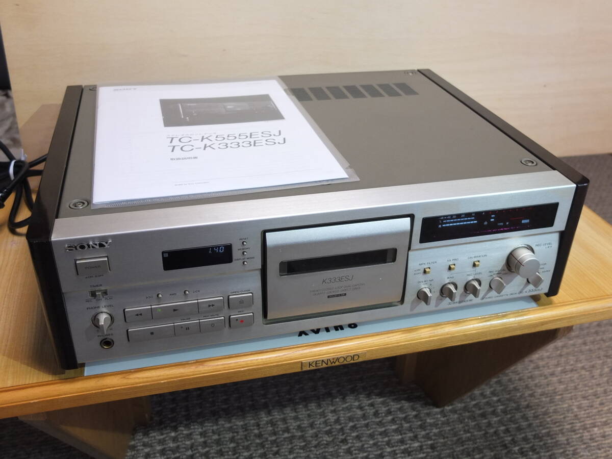 二手TC-K333ESA高端三磁头卡座录音机