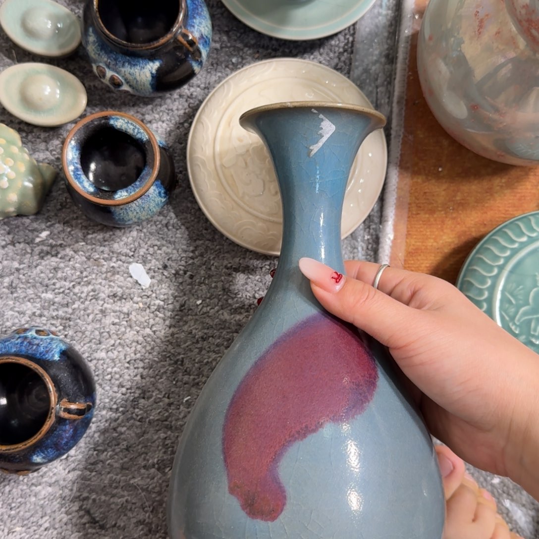 哈哈耀洲福利哈哈哈哈哈钧窑玉壶春挂红版