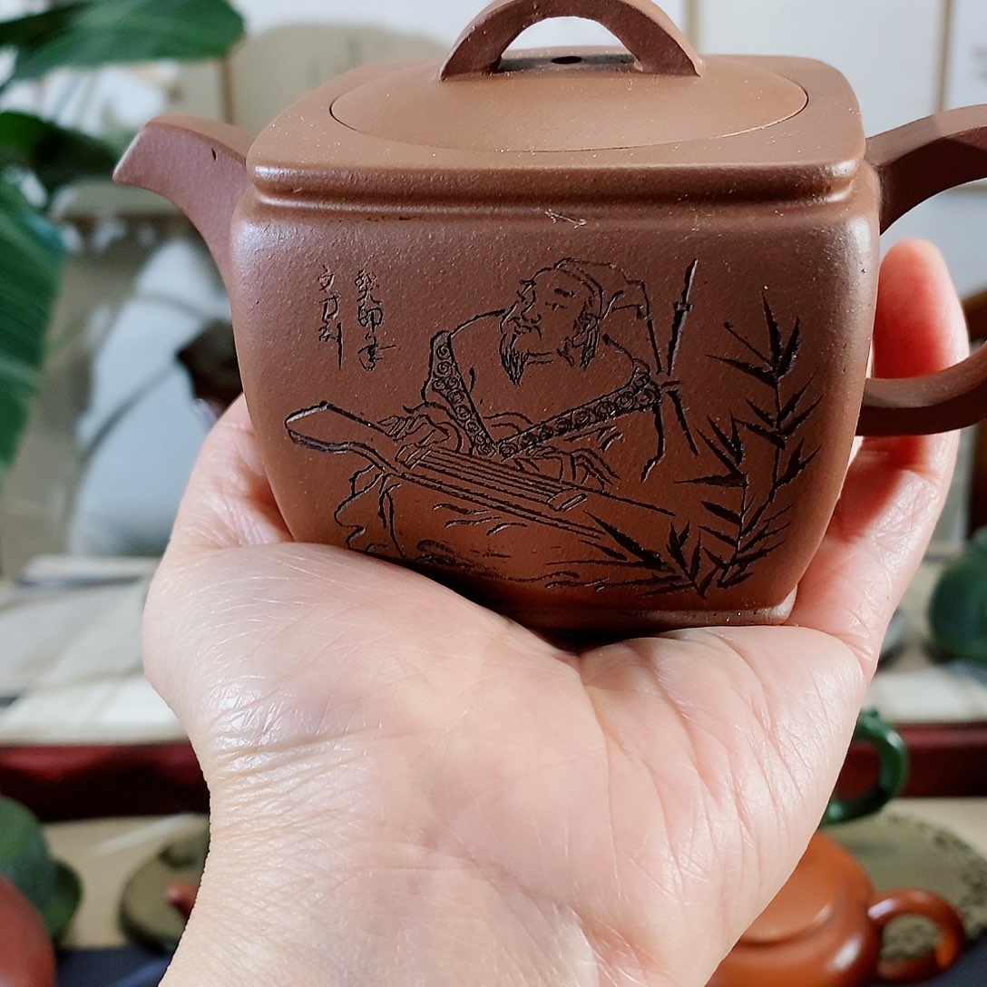 紫砂茶壶宜兴紫砂壶甩