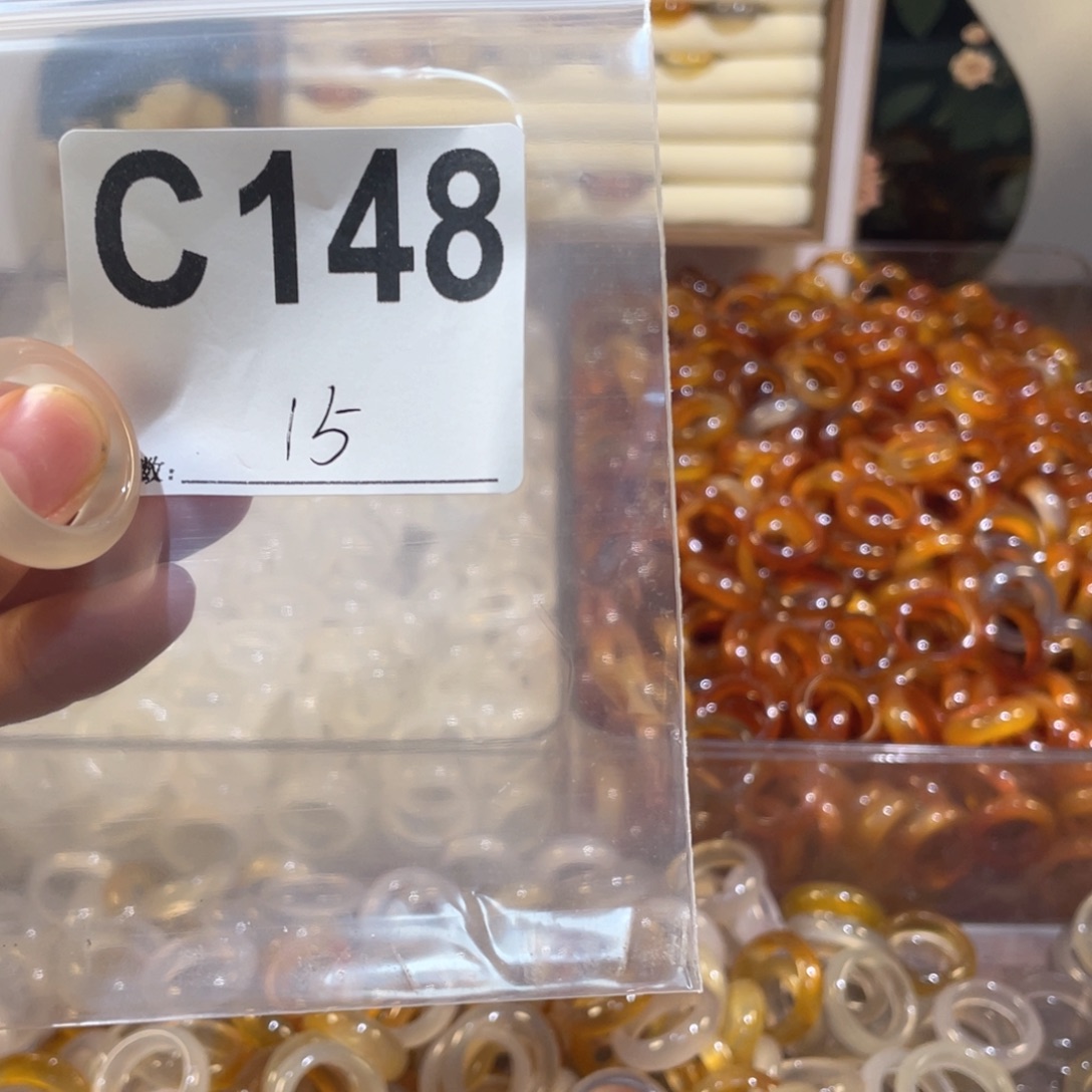 未镶嵌戒指玛瑙/玉髓148