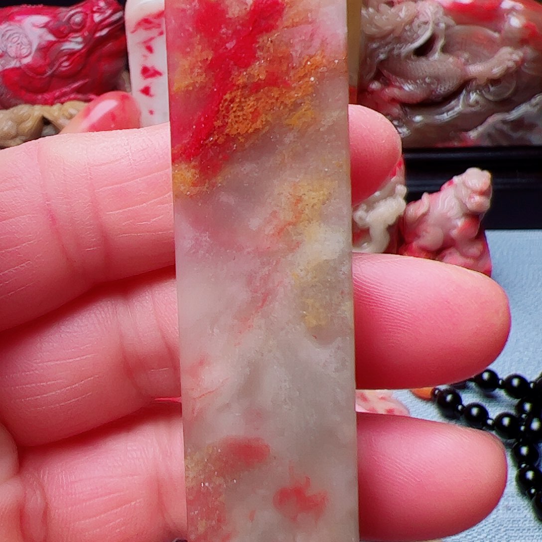 昌化石昌化鸡血石印章