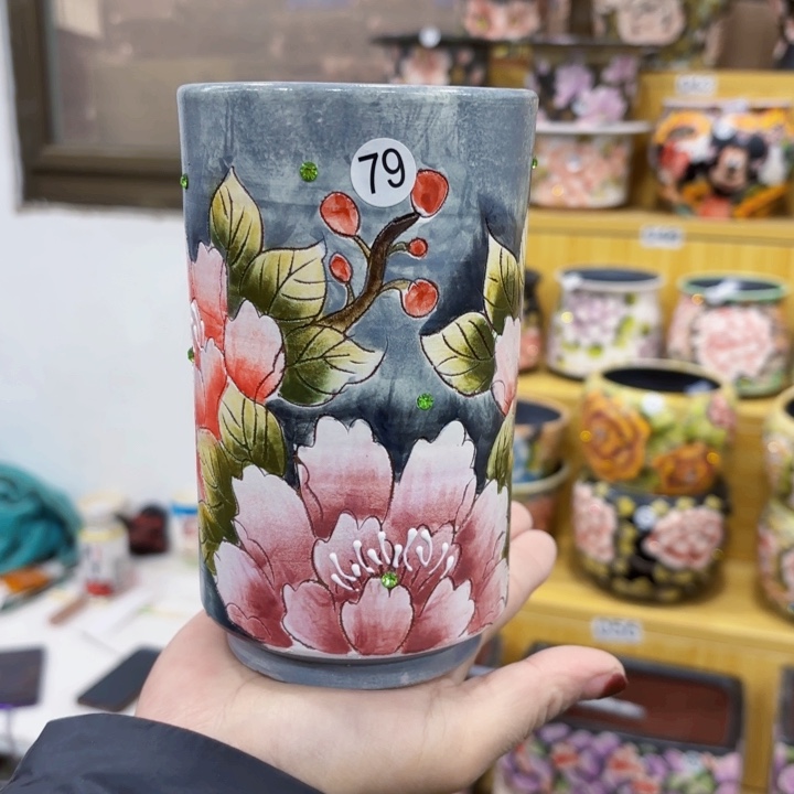 红陶内扣8高15.5左右