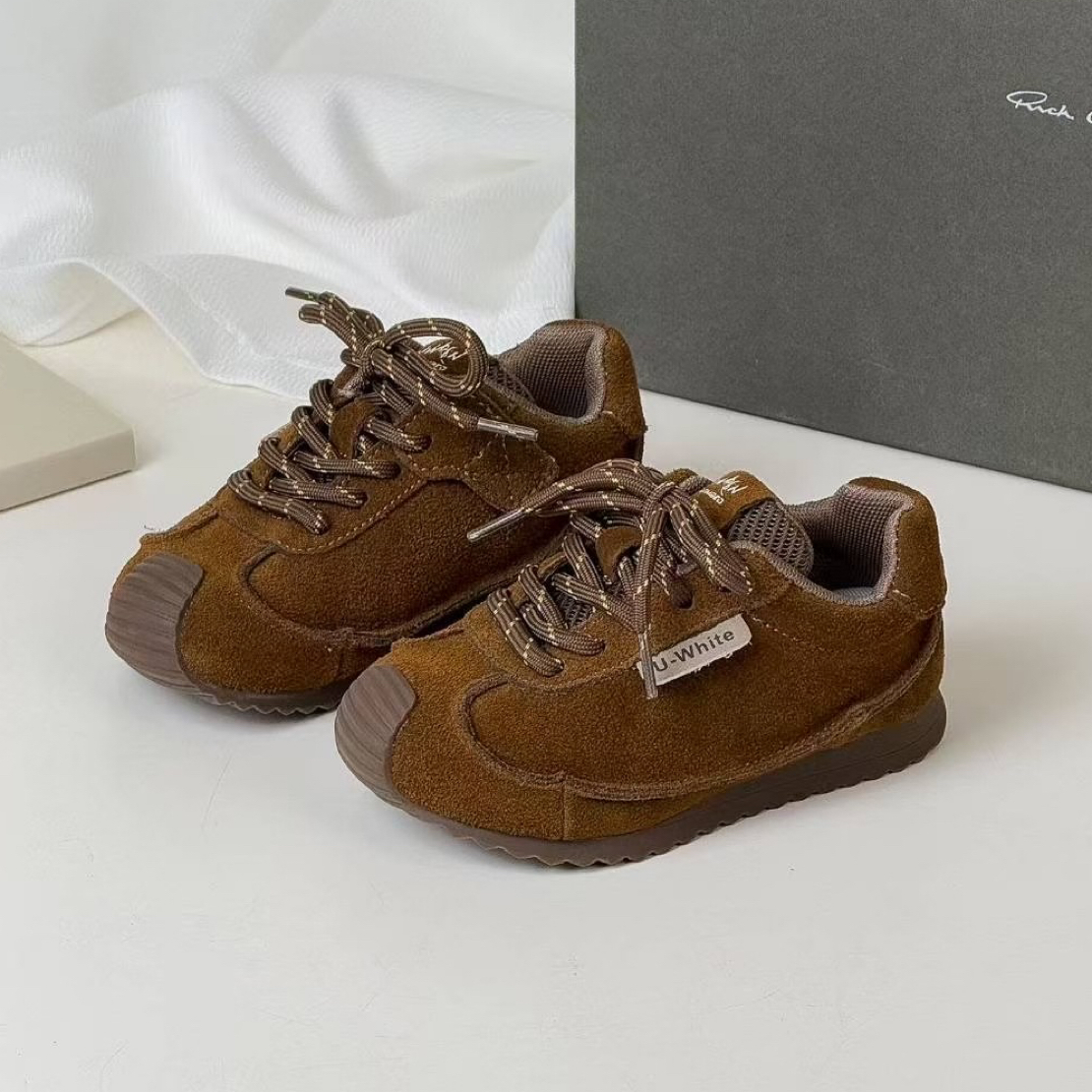 秋季休闲鞋女男运动童鞋系带韩版复古