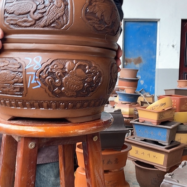 紫砂花盆紫砂工艺厂