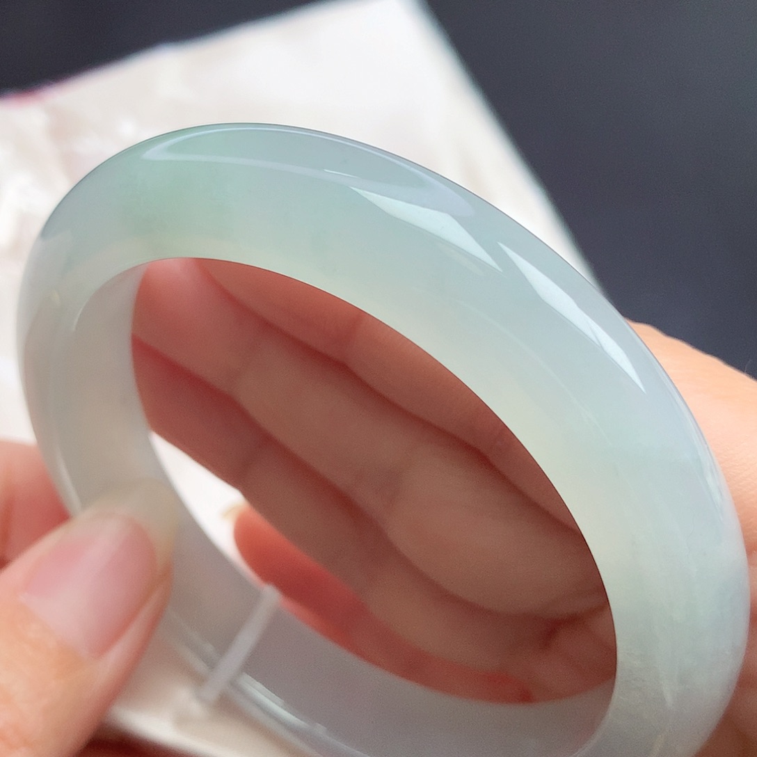 翡翠未镶嵌手镯59.4圈口