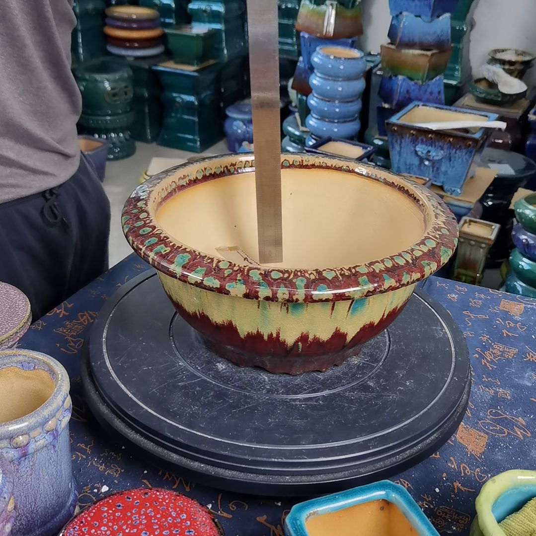 内口27.5深11.5石湾花盆默认微瑕