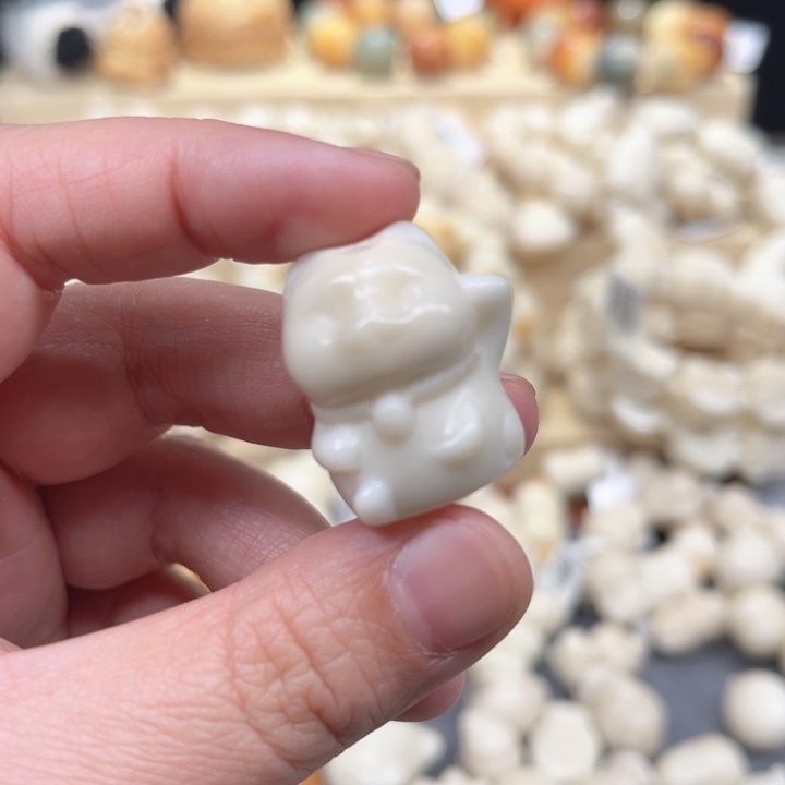 菩提根/象牙果手串招财猫2-6-43