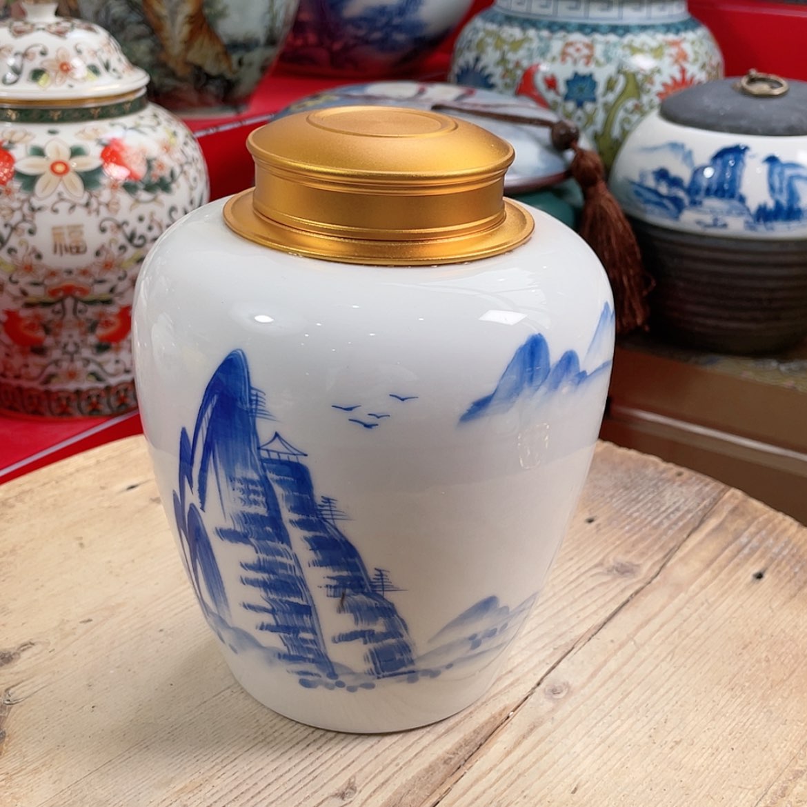【闪购商品】罐陶瓷茶叶罐密封罐