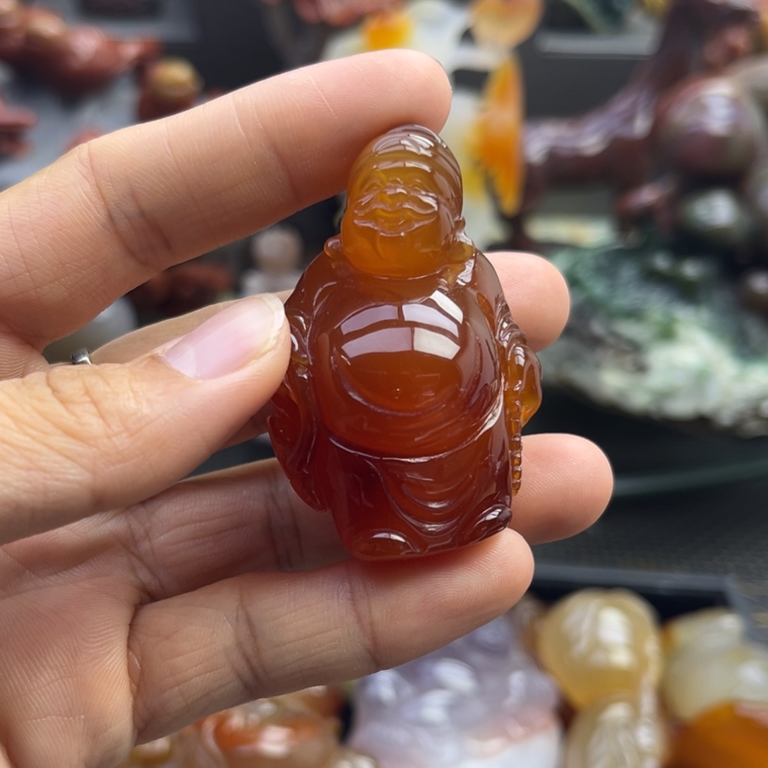 一***下玛瑙/玉髓掛件未镶嵌